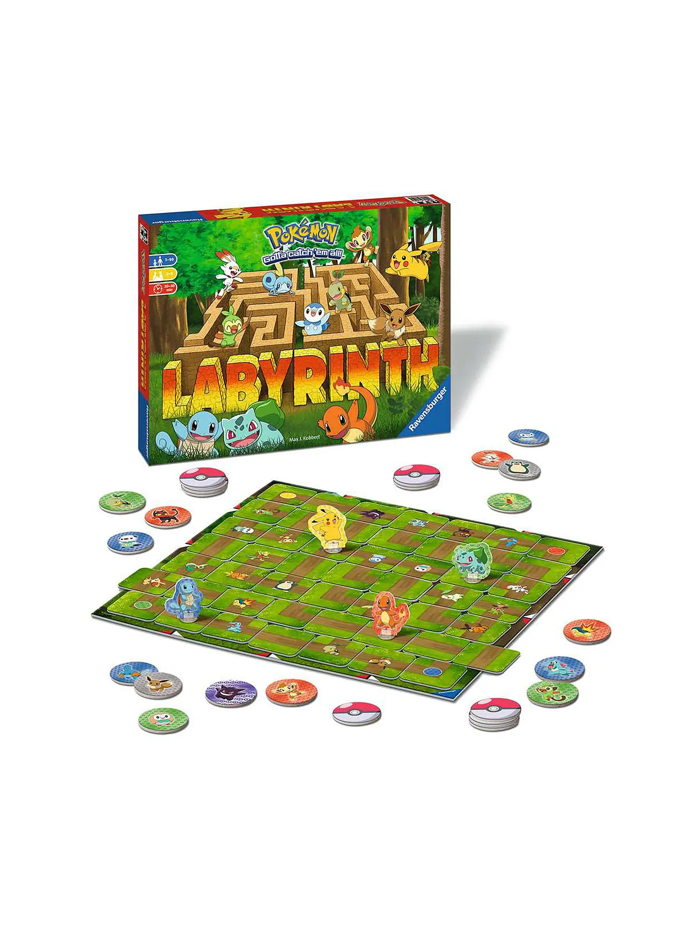 RAVENSBURGER | Brettspiel - Pokémon Labyrinth | 